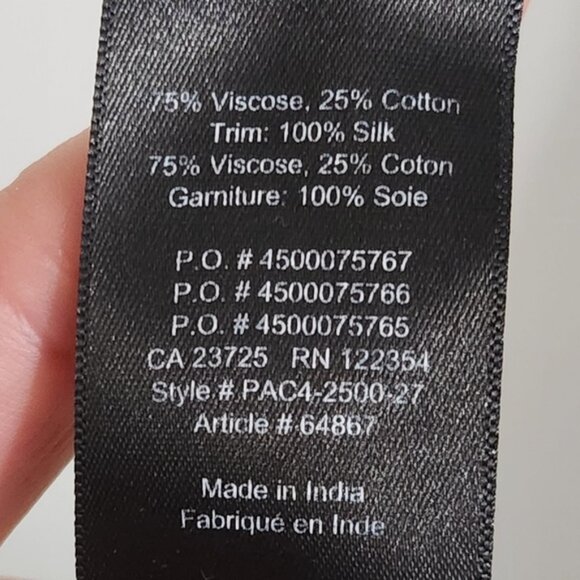 Aritzia X Wilfred Black Lourdes Collared Long Sleeve Sheered Blouse Size S - Picture 13 of 13